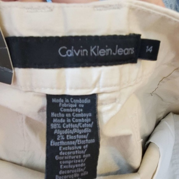 Nwt Calvin Klein khaki shorts‎ plus size 14 - Picture 8 of 9